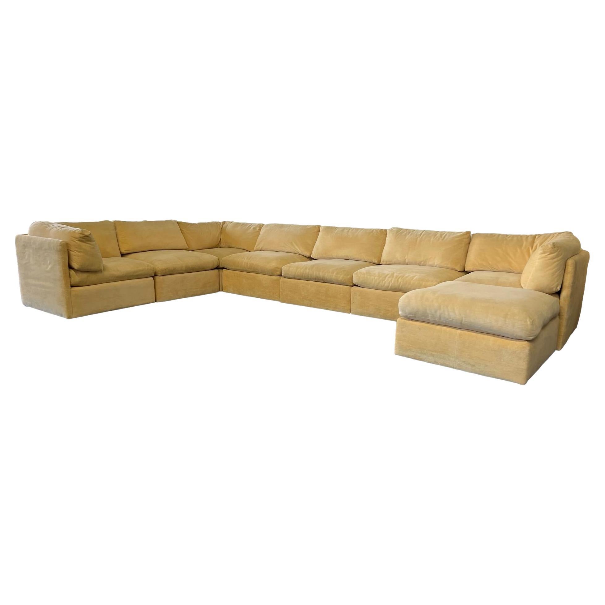 Monumental Milo Baughman Sectional Sofa