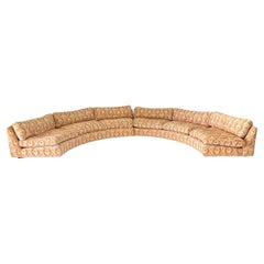 Monumental Milo Baughman Thayer Coggin 1975 Curved Circular Sectional Sofa