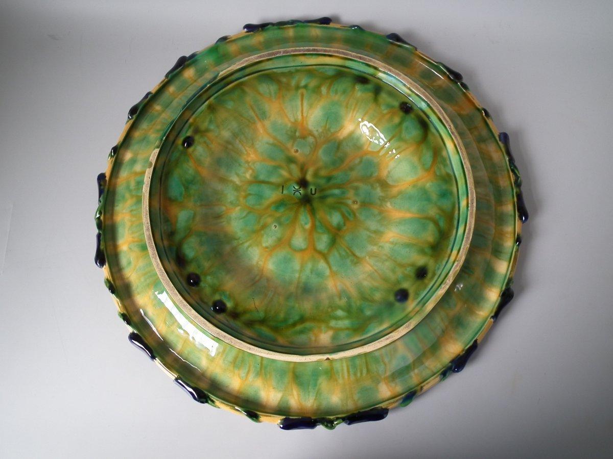 Aiguière et support monumentaux en majolique de Minton Bon état - En vente à Chelmsford, Essex