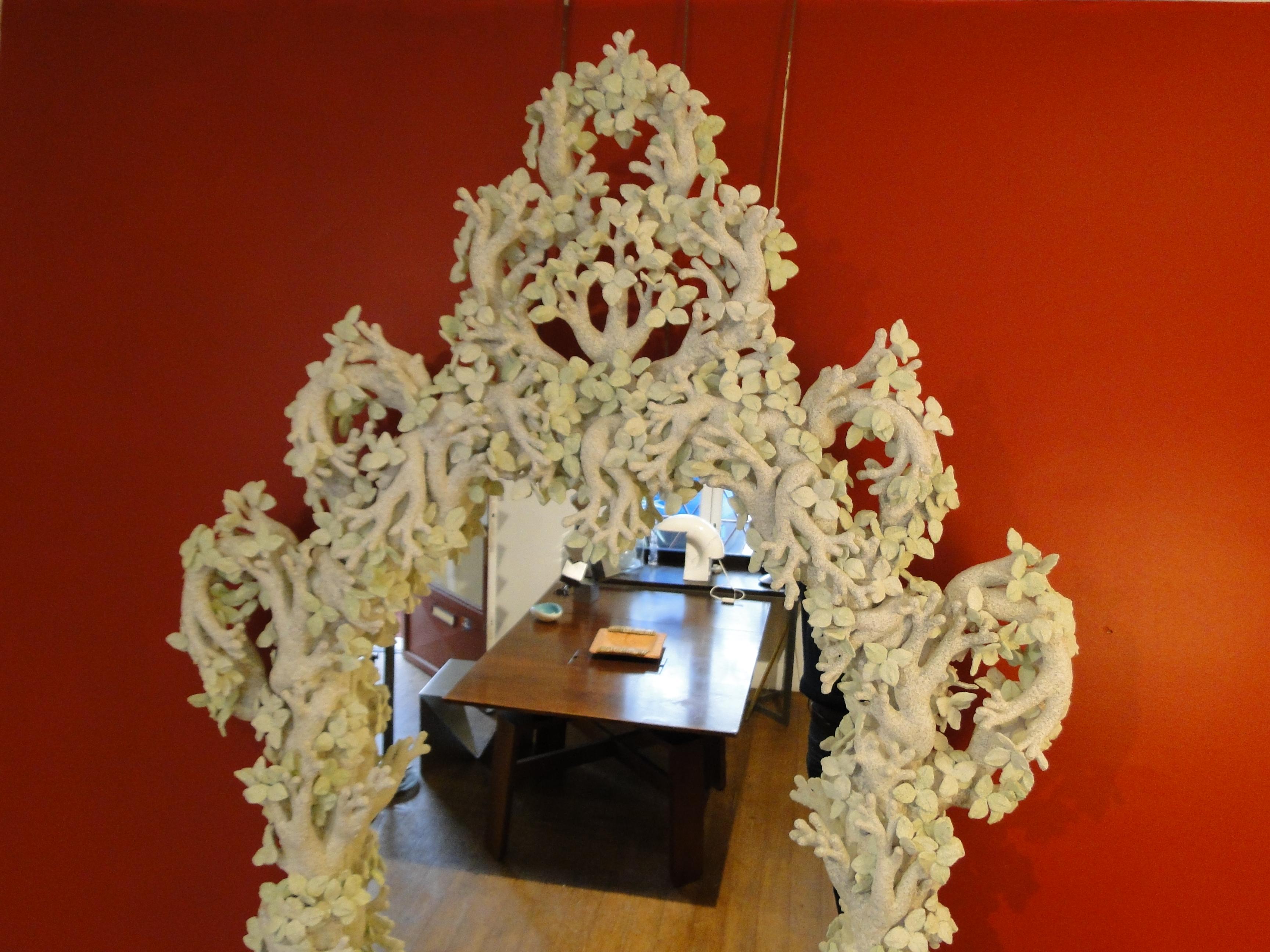 papier mache mirror frame