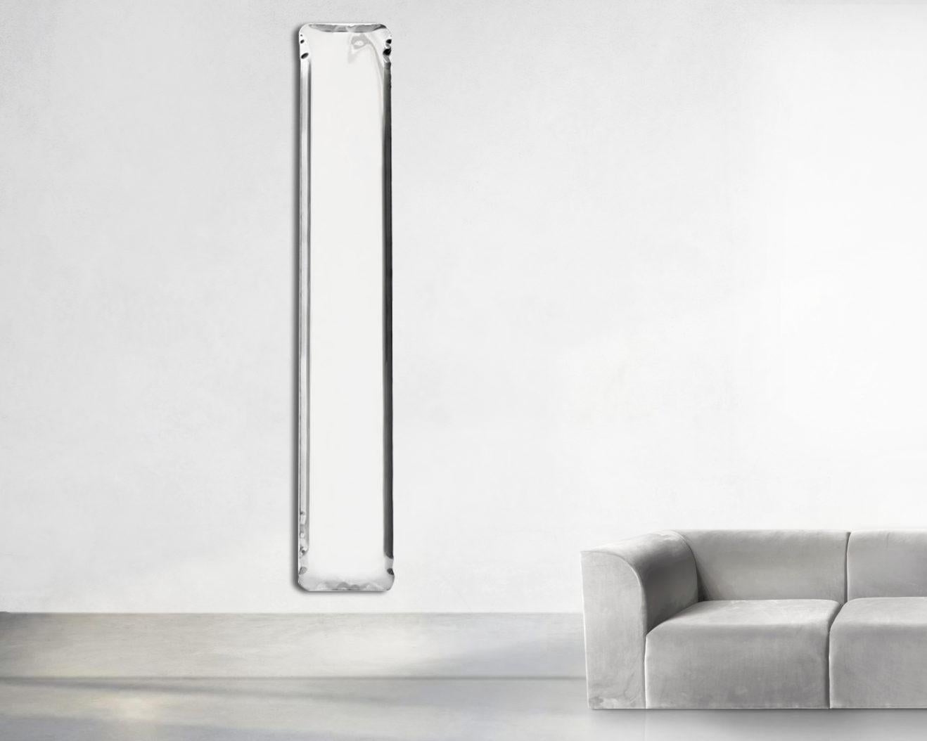 Polish Monumental Mirror Tafla IQ by Zieta Prozessdesign in Stainless Steel For Sale