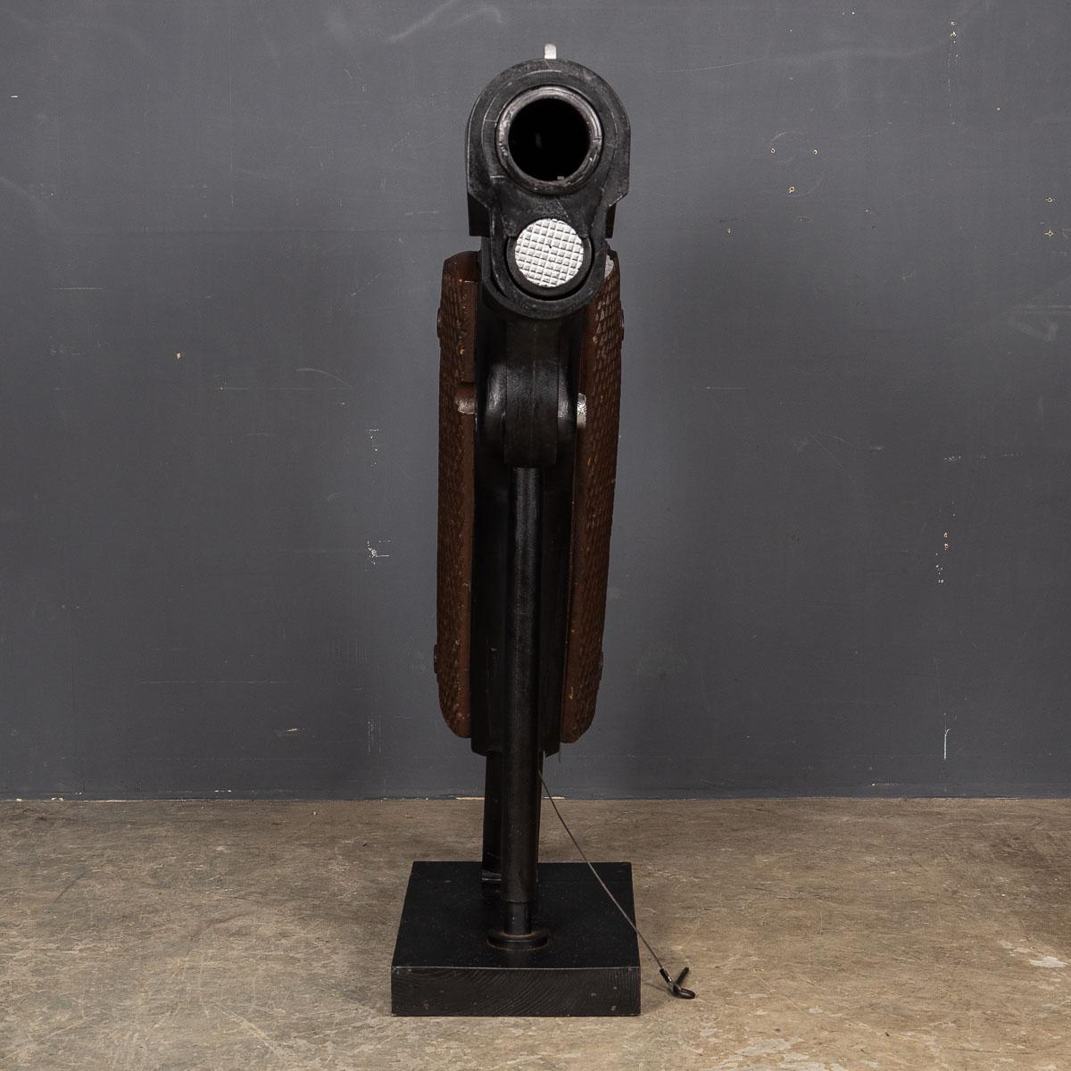 Metal Monumental Model Of A M1911 Colt Government Handgun For Sale