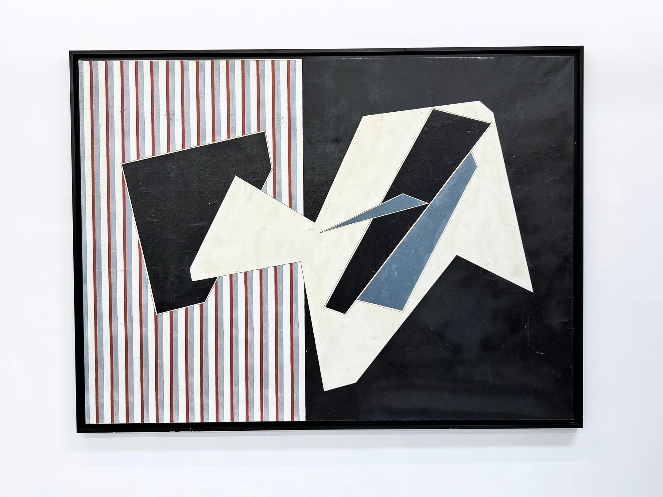 Monumental Modern - Peinture abstraite originale d'Alain Le Yaouanc, années 1960 en vente 1