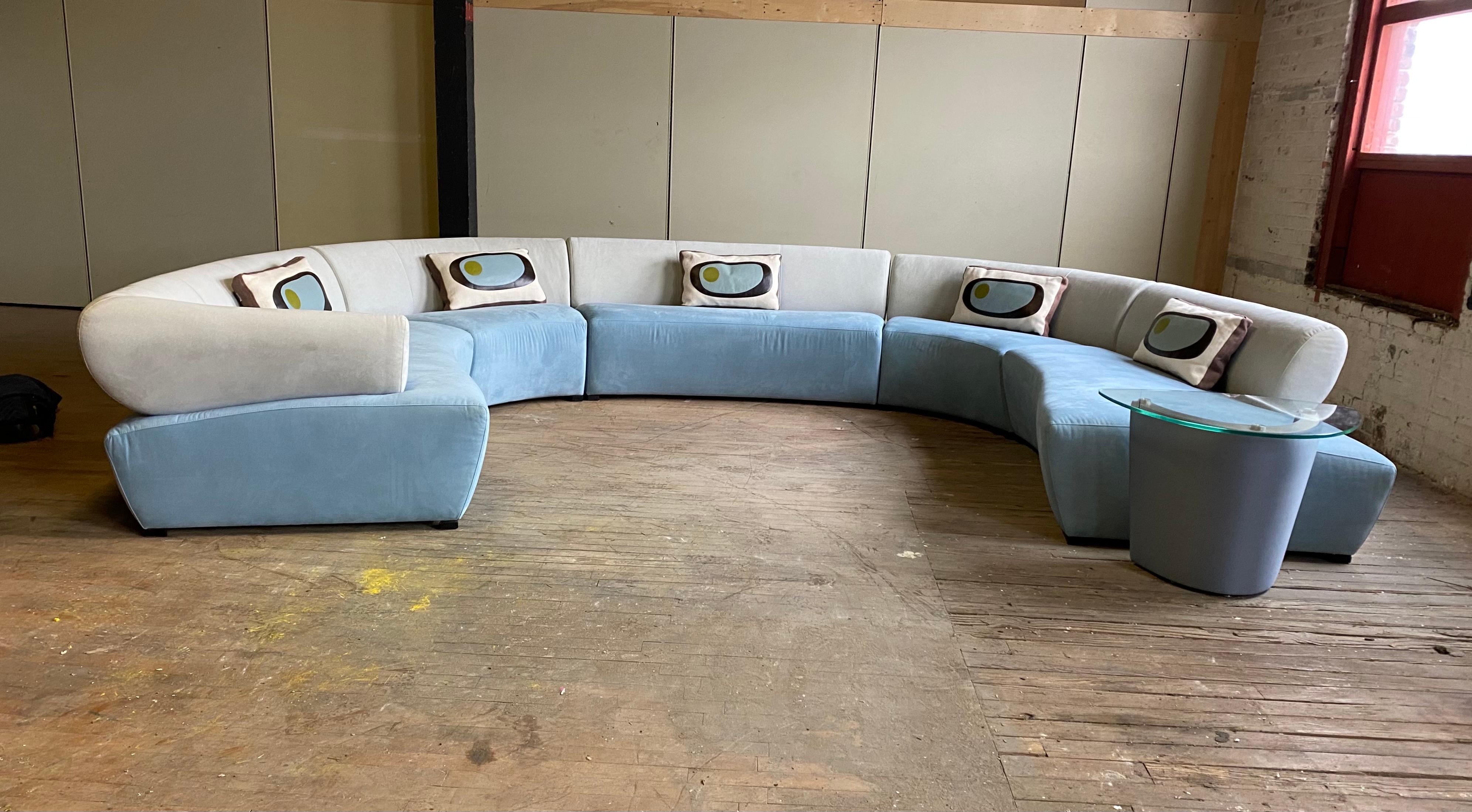 Monumental Modernist or Contemporary 5-Piece Sectional, by Dellarobbia 2