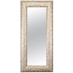 Monumental Mother of Pearl Tessellated Mirror, 1980s