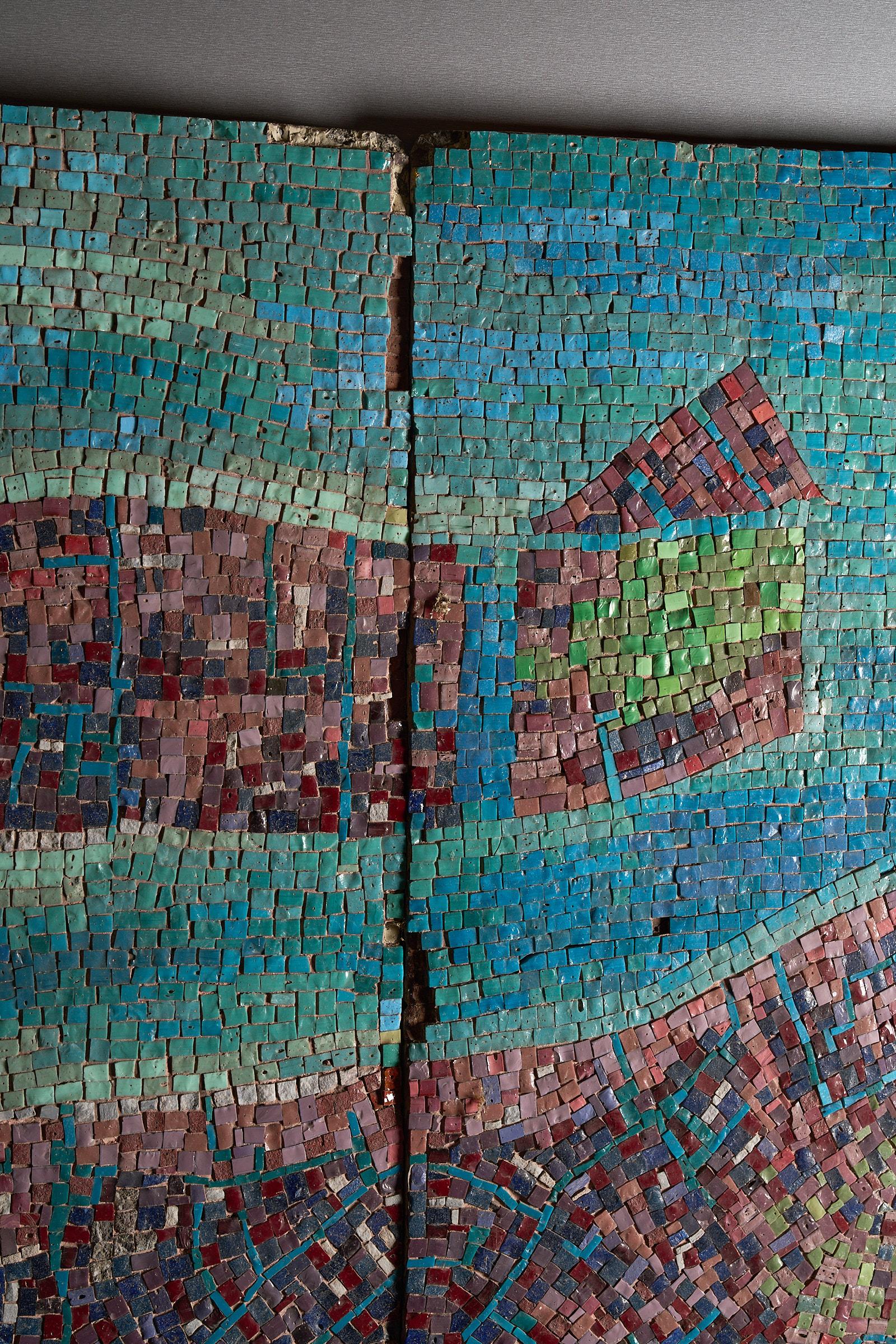 Mosaïque monumentale en verre de Murano représentant Venise - Century Glass Co. en vente 1