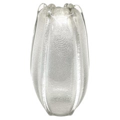 Monumental Murano Glass Vase by Barovier and Toso, Italy 1980s