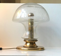 Monumental Mushroom Table Lamp by Jonas Hidle for Høvik Verk, Norway, 1960s