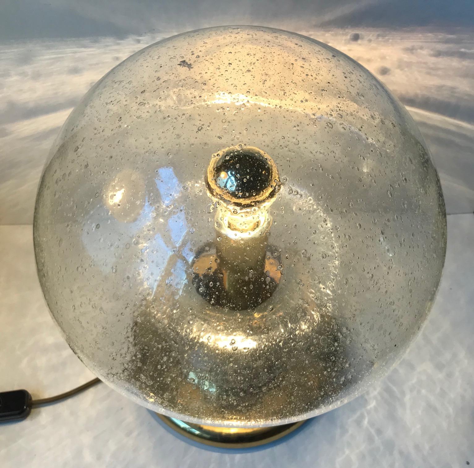 Monumental Mushroom Table Lamp by Jonas Hidle for H�øvik Verk, Norway, 1960s 1