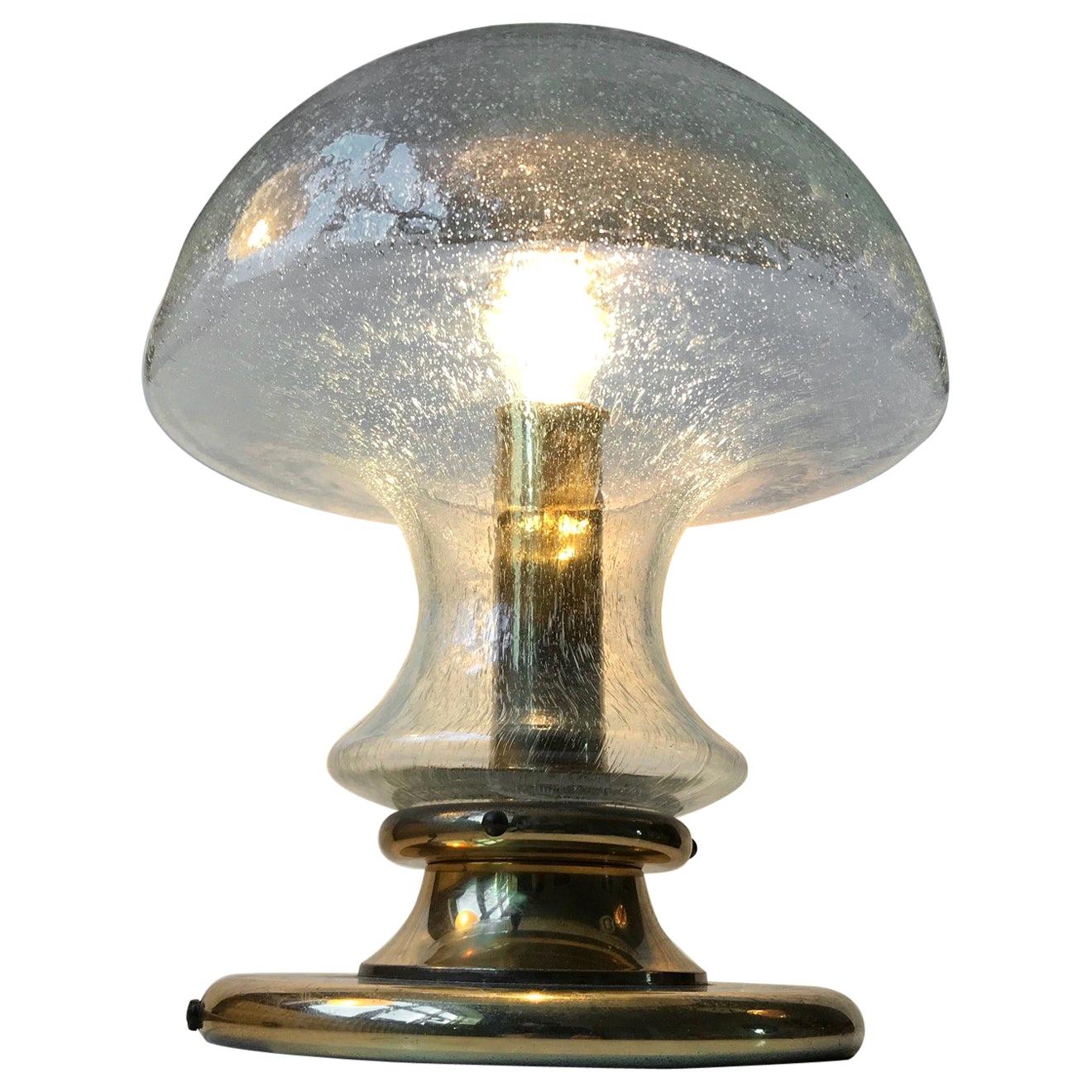 Monumental Mushroom Table Lamp by Jonas Hidle for Høvik Verk, Norway, 1960s