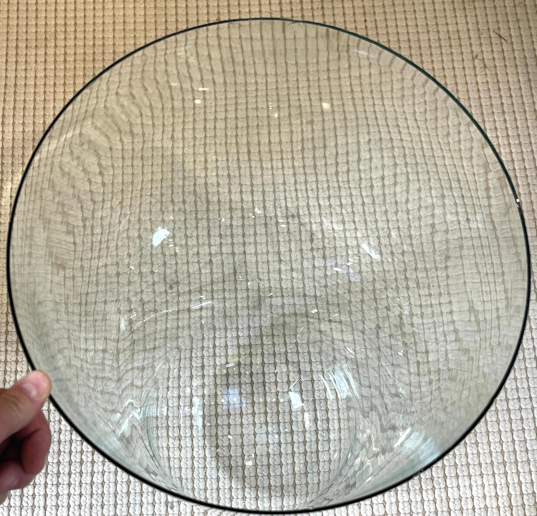 Monumentale Cloche / Dôme Napoléon III en cristal et marbre Carrera Bon état - En vente à West Palm Beach, FL