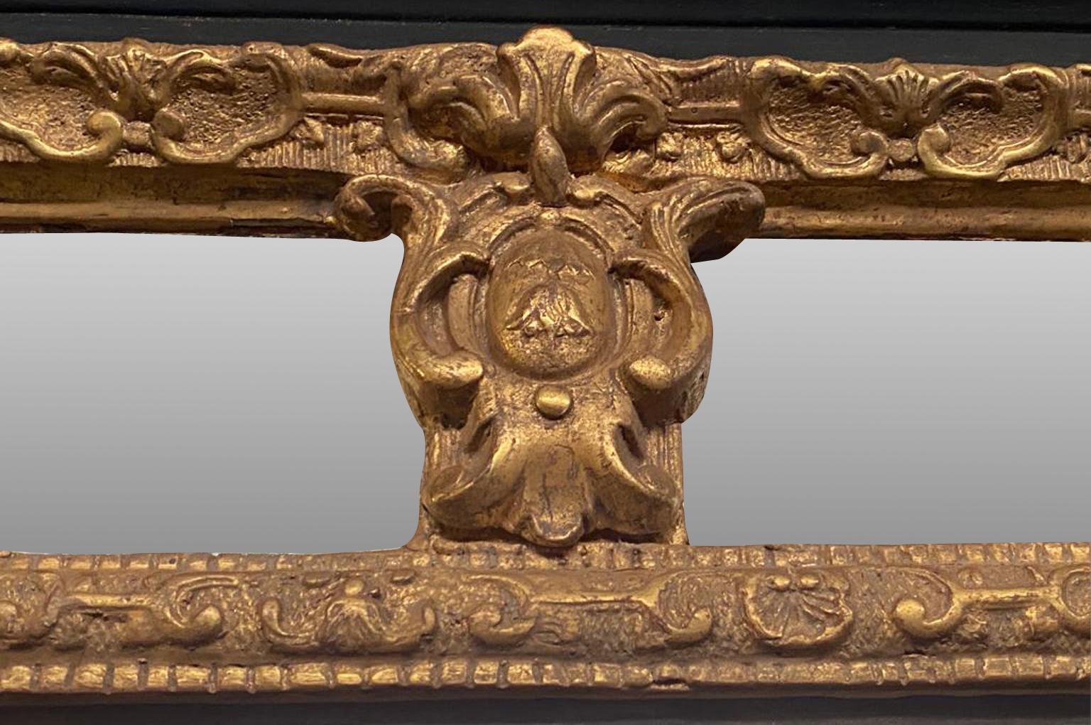 Monumental Napoleon III Period Mirror For Sale 4