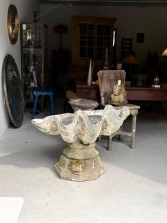 Monumentale Muschelschale einer Riesenmuschel