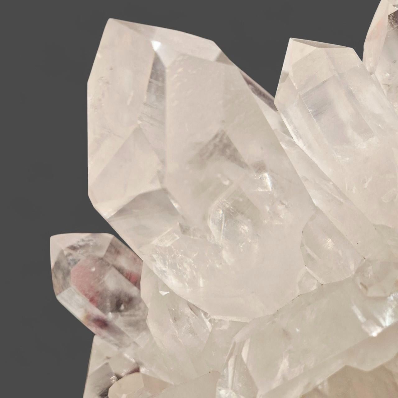 Monumental Natural Rock Crystal Cluster from Brazil, 30 kg, collected circa 1980 For Sale 8
