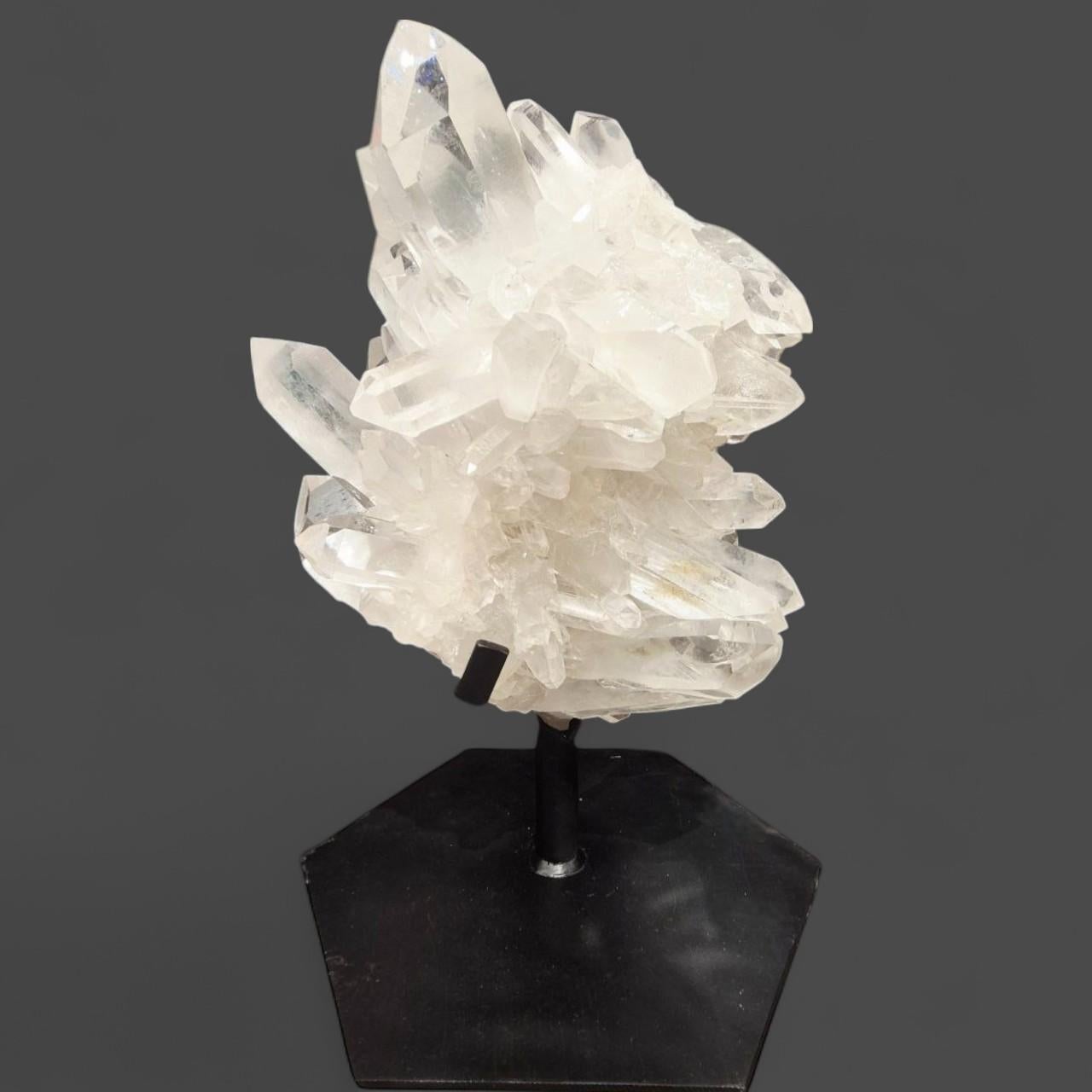 18th Century and Earlier Monumental Natural Rock Crystal Cluster from Brazil, 30 kg, collected circa 1980 For Sale