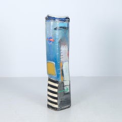 Monumental Neo-Expressionist Hand Painted Vase, Timothy Persons 1998