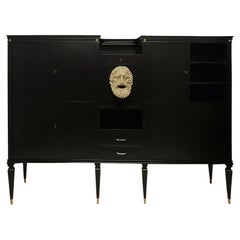 Monumental Neoclassical Bar Cabinet by Paolo Buffa
