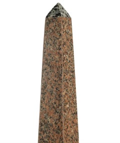 Monumental Neoclassical Grand Tour Ormolu Mounted Marble Obelisks on Pedestals