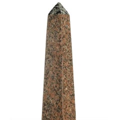 Monumental Neoclassical Grand Tour Ormolu Mounted Marble Obelisks on Pedestals