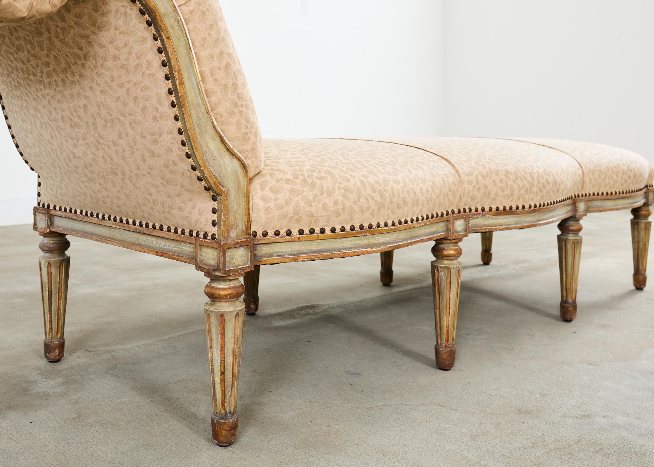 Monumental Neoclassical Style Hendrix Allardyce Chaise Longue For Sale 3