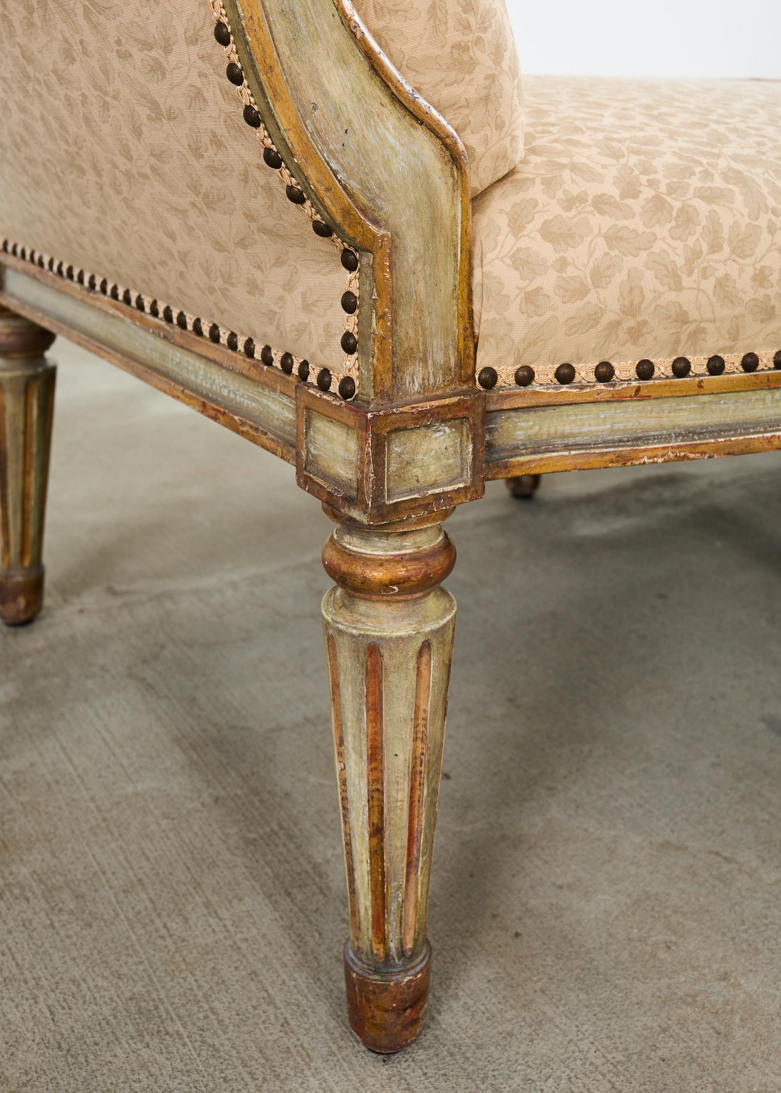 Monumental Neoclassical Style Hendrix Allardyce Chaise Longue For Sale 4