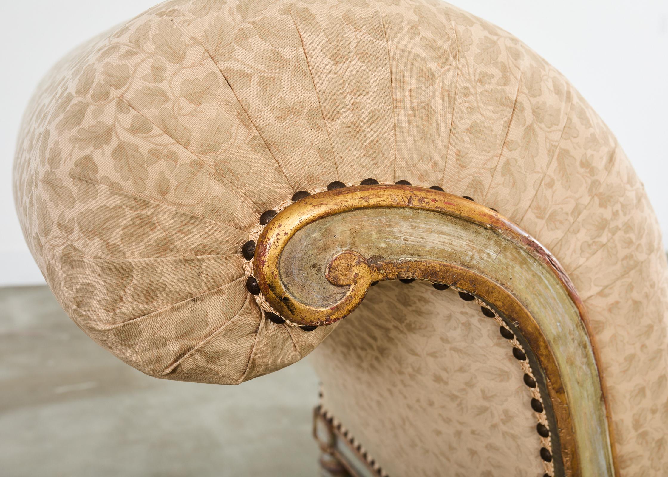 Monumental Neoclassical Style Hendrix Allardyce Chaise Longue For Sale 6
