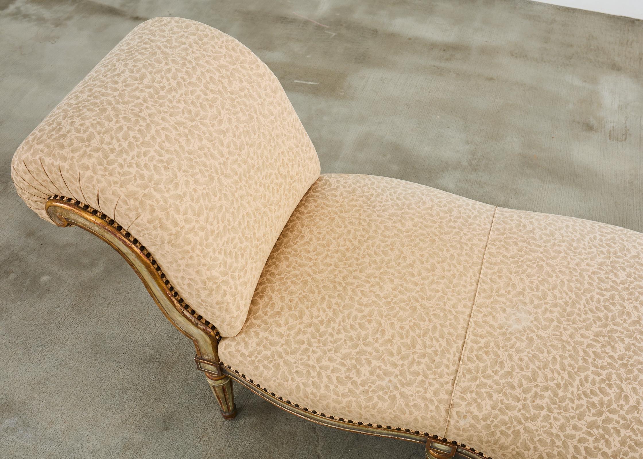 Monumental Neoclassical Style Hendrix Allardyce Chaise Longue For Sale 7