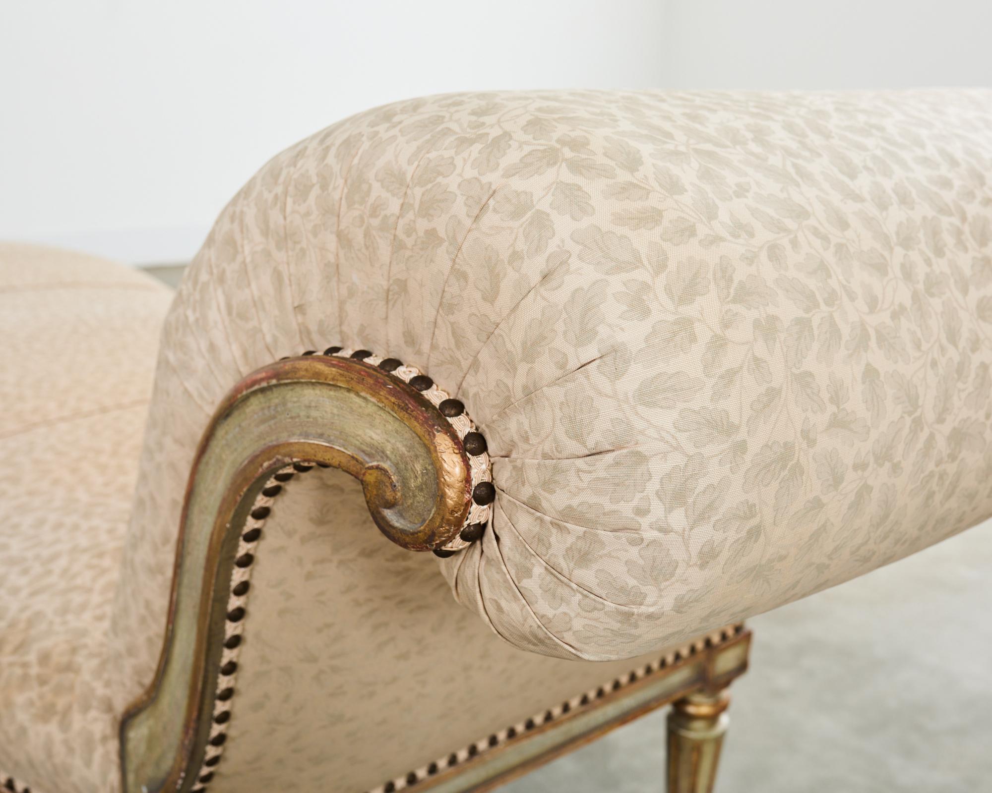 Monumental Neoclassical Style Hendrix Allardyce Chaise Longue For Sale 12