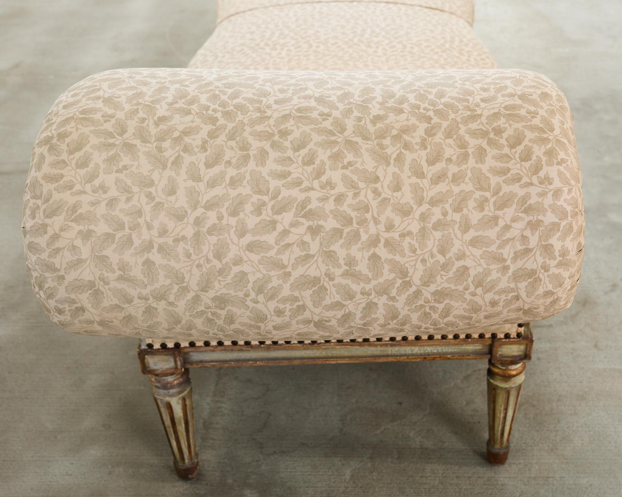 Monumental Neoclassical Style Hendrix Allardyce Chaise Longue For Sale 2