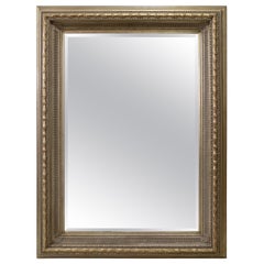 Monumental Neoclassical Style Metal Mirror