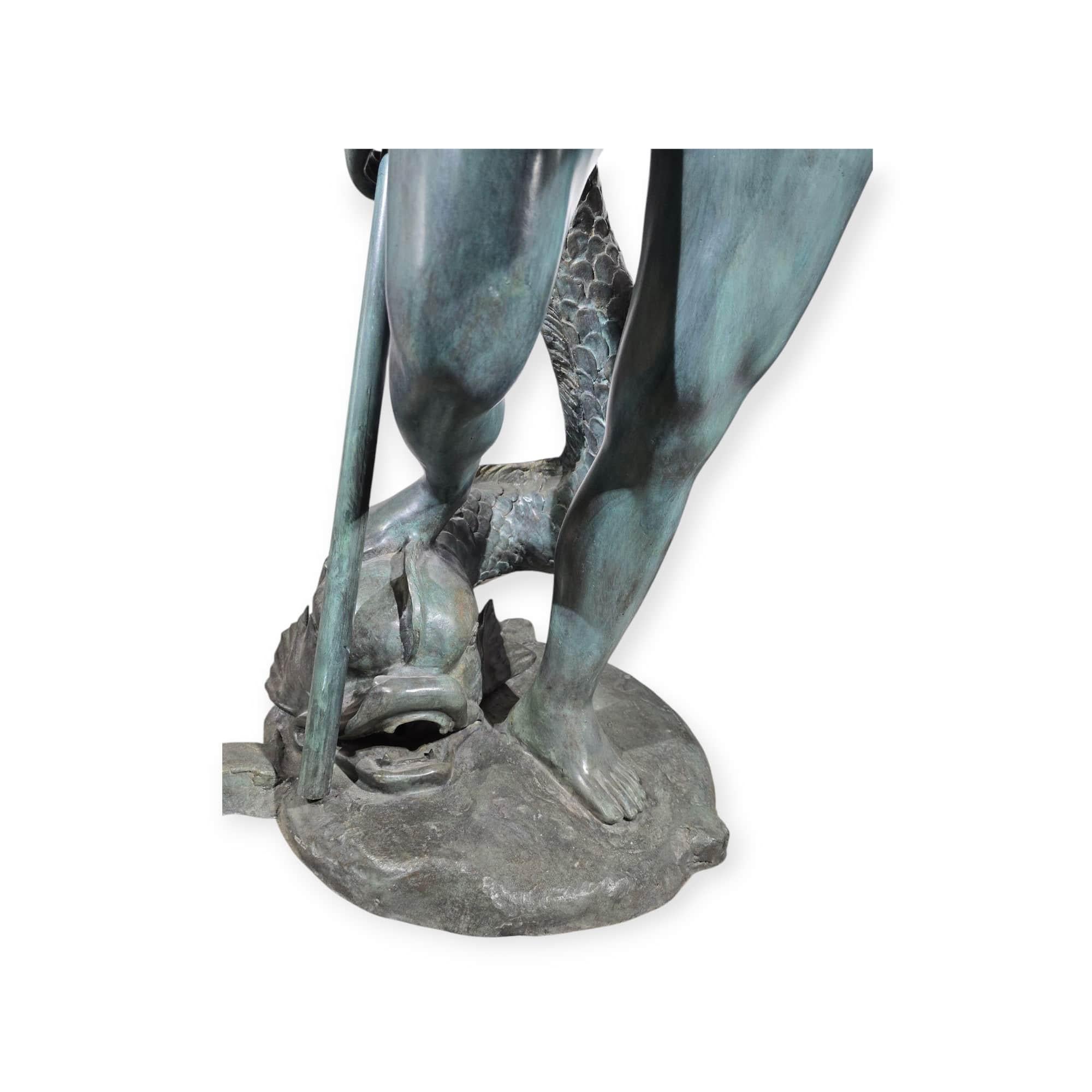 STATUE D'ÉPTUNE MONUMENTALE - 170 cm en vente 8
