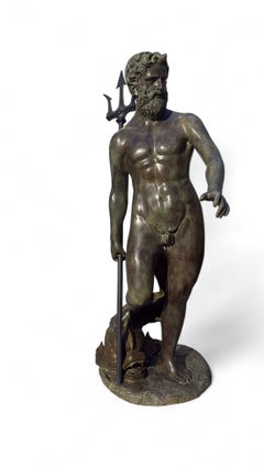 MONUMENTAL NEPTUNE STATUE - 170 cm
