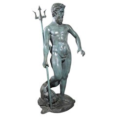 STATUE D'ÉPTUNE MONUMENTALE - 170 cm
