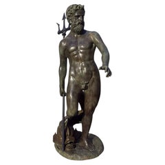 MONUMENTAL NEPTUNE STATUE - 170 cm