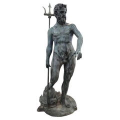 STATUE D'ÉPTUNE MONUMENTALE - 170 cm