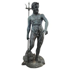 STATUE D'ÉPTUNE MONUMENTALE - 170 cm