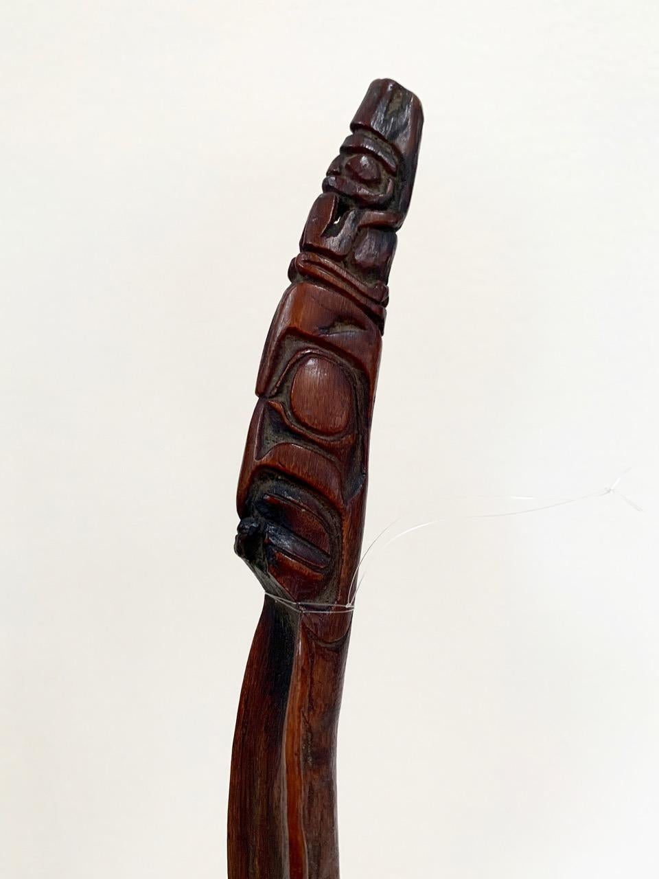 Monumental Northwest Coast Feast Ladle In Excellent Condition For Sale In Santa Fe, NM