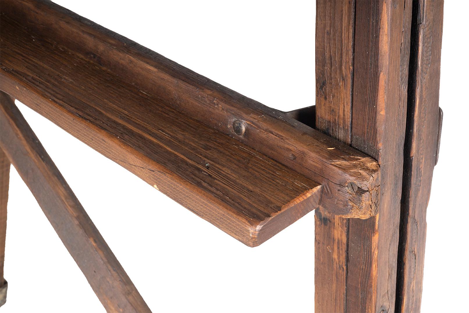 20ième siècle Chevalet d'artiste en Oak Monumental en vente