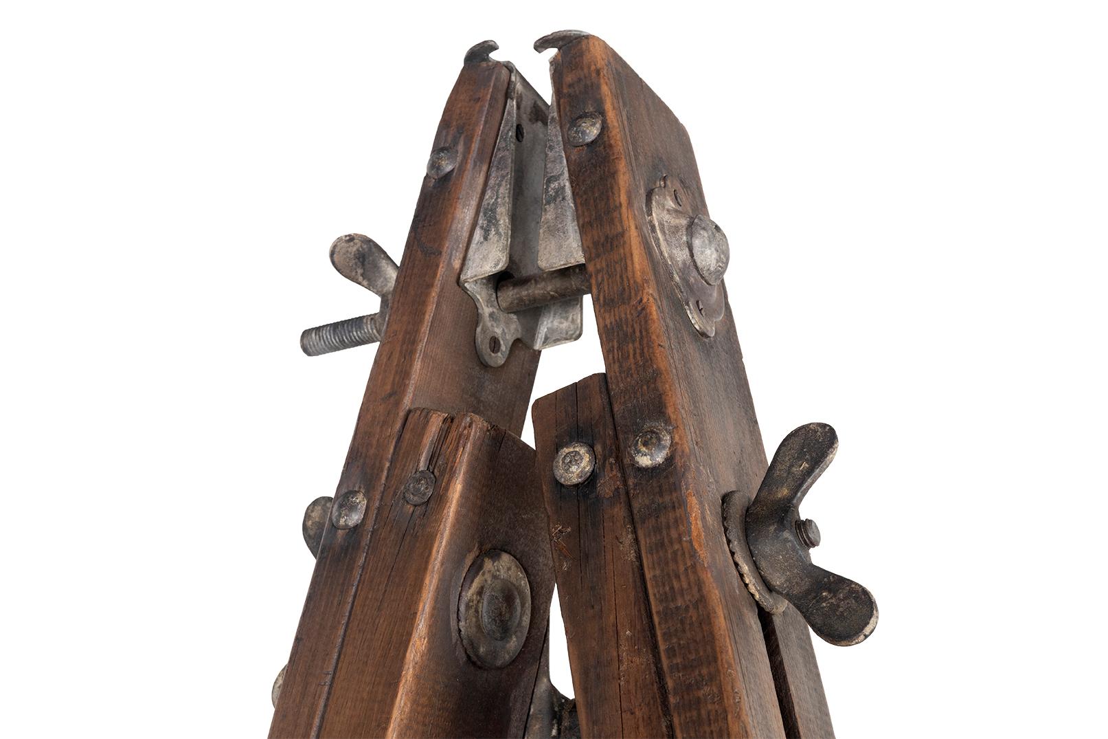 Chevalet d'artiste en Oak Monumental en vente 1