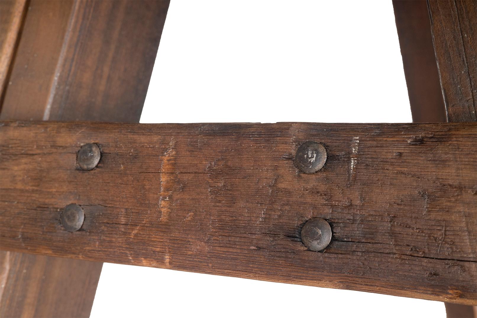 Chevalet d'artiste en Oak Monumental en vente 2