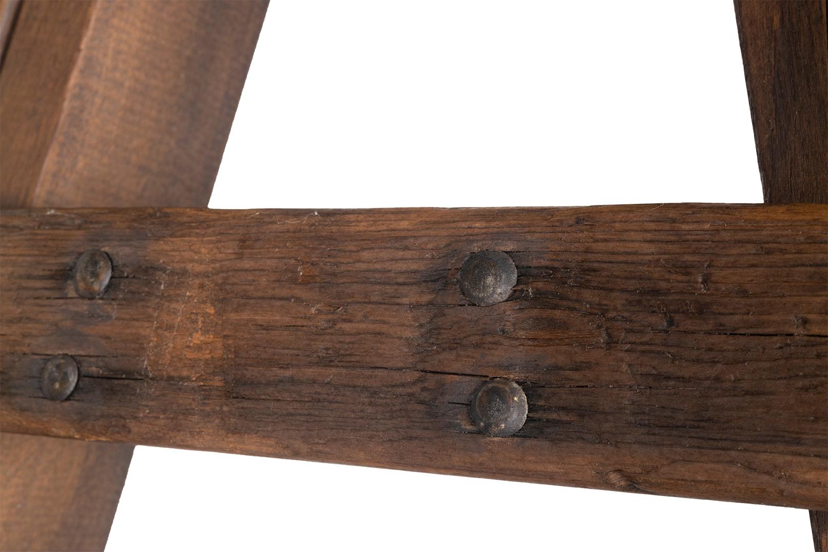 Chevalet d'artiste en Oak Monumental en vente 2