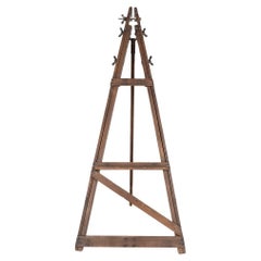 Monumental Oak Artist's Easel