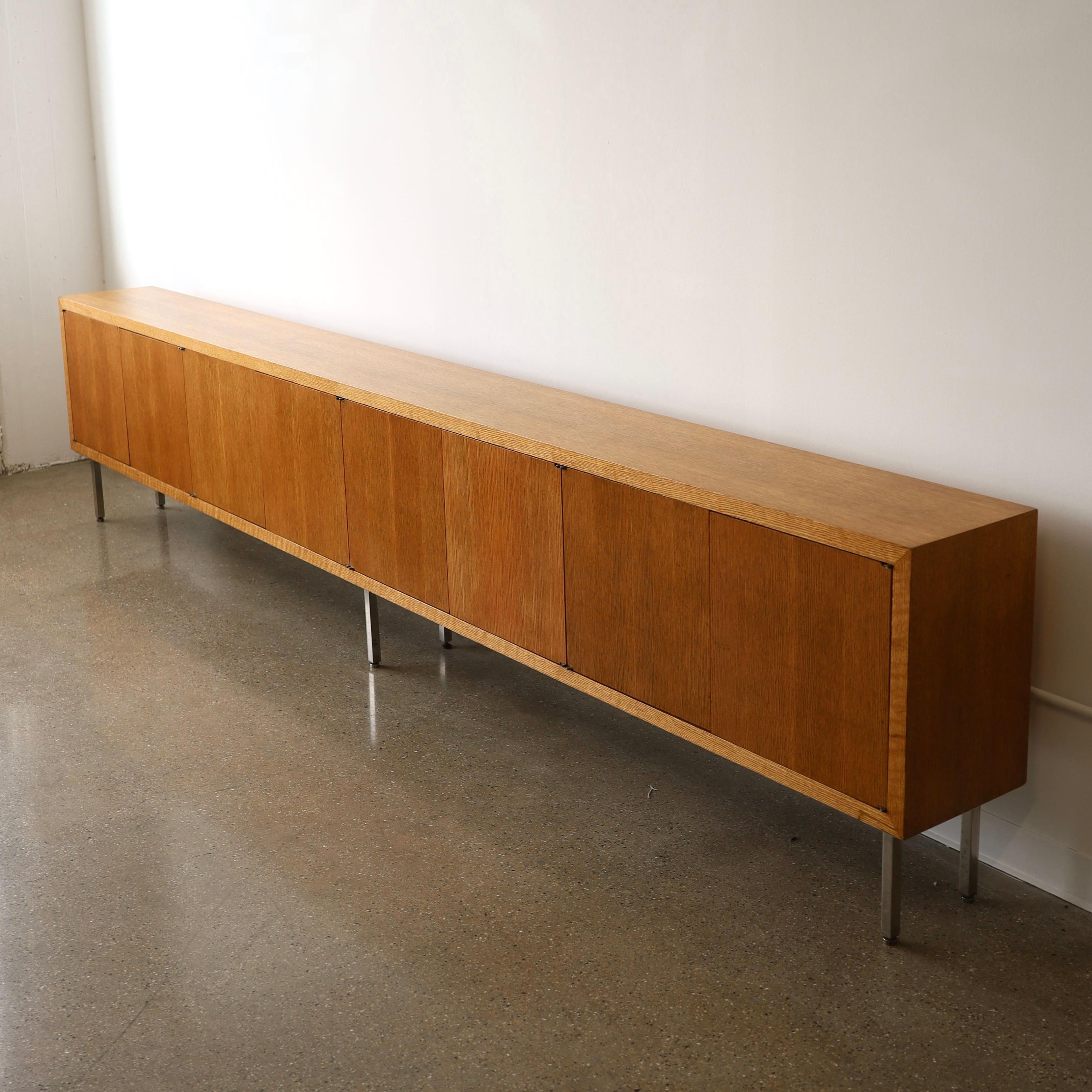 Monumental Oak Credenza For Sale 1