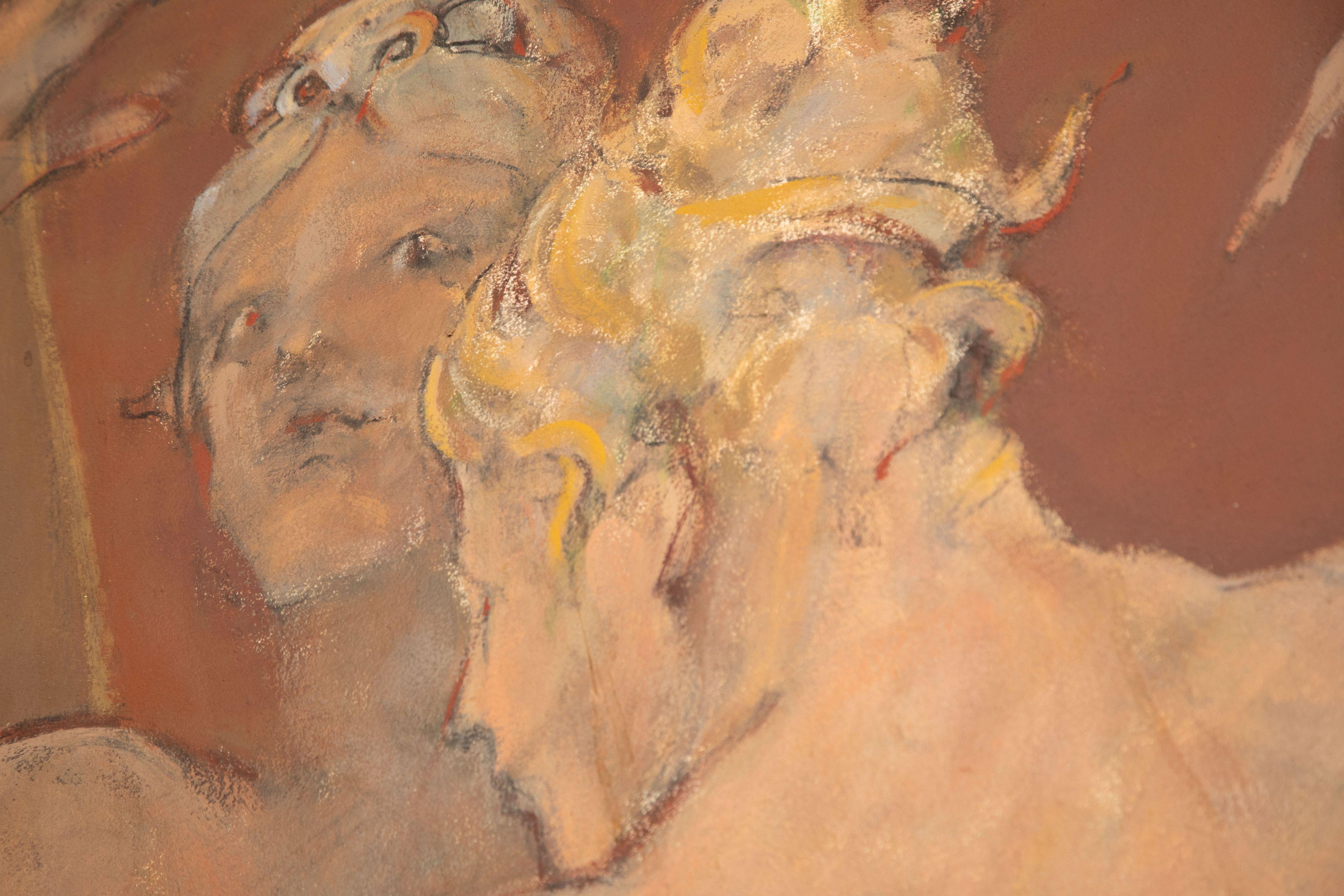 Huile monumentale sur toile de George Dureau, USA 1997 en vente 3