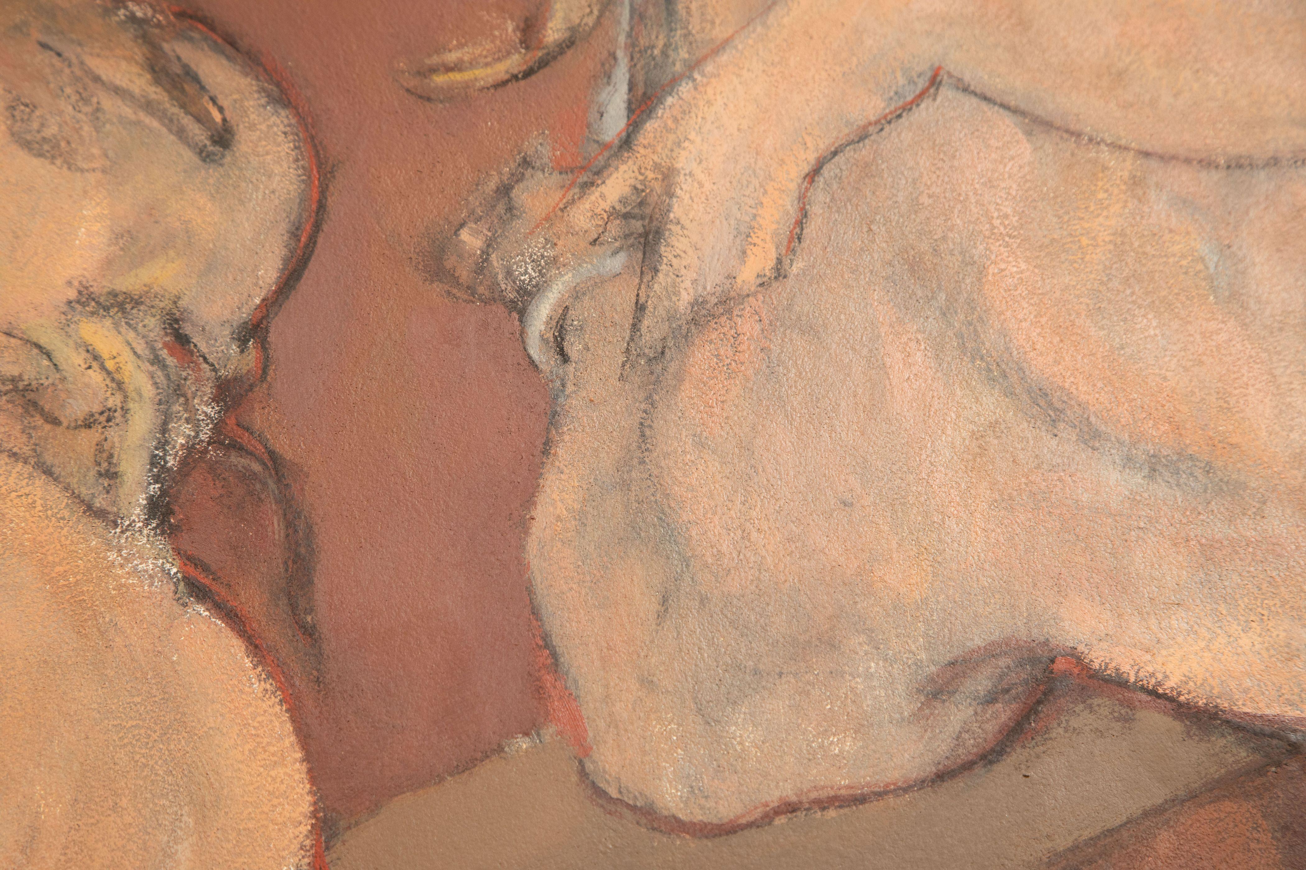 Huile monumentale sur toile de George Dureau, USA 1997 en vente 4