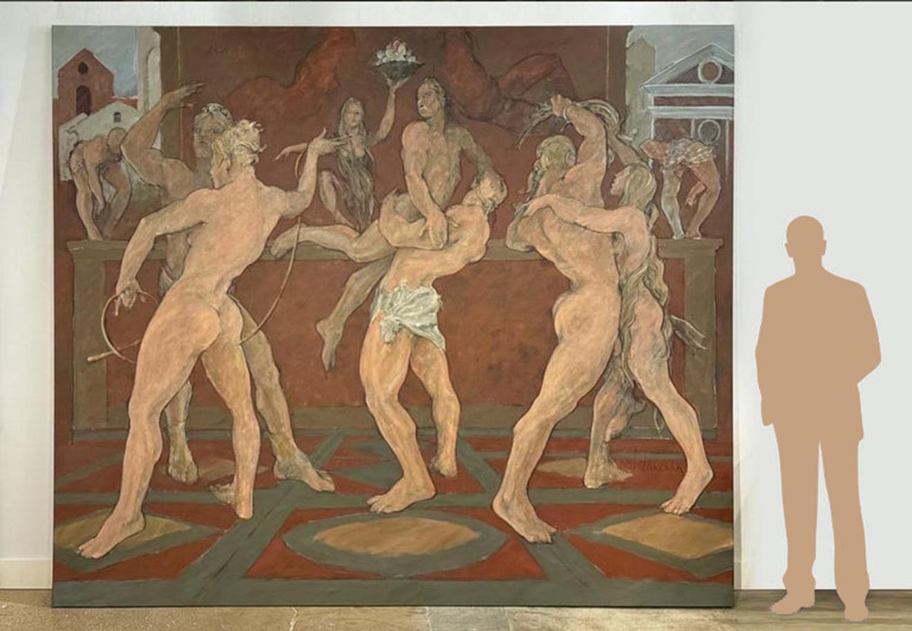 Monumentales Öl auf Leinwand von George Dureau, USA 1997 im Angebot 6