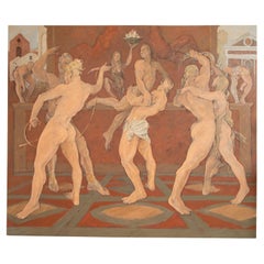 Óleo monumental sobre lienzo de George Dureau, EE.UU. 1997 Óleo monumental sobre lienzo de George Dureau, EE.UU. 1997