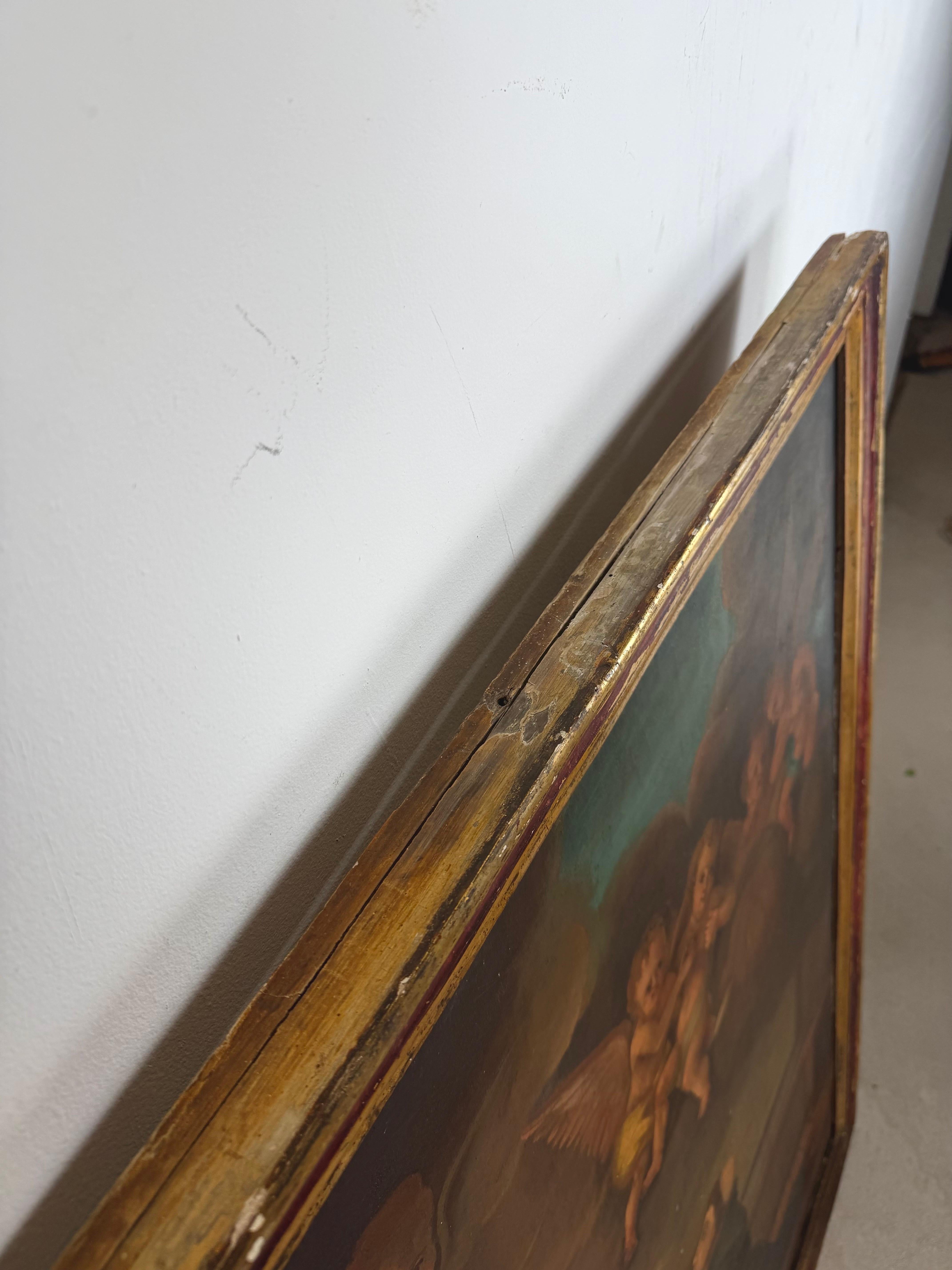 Monumentales Ölgemälde des Heiligen Antonius von Padua, 19. Jahrhundert im Angebot 5