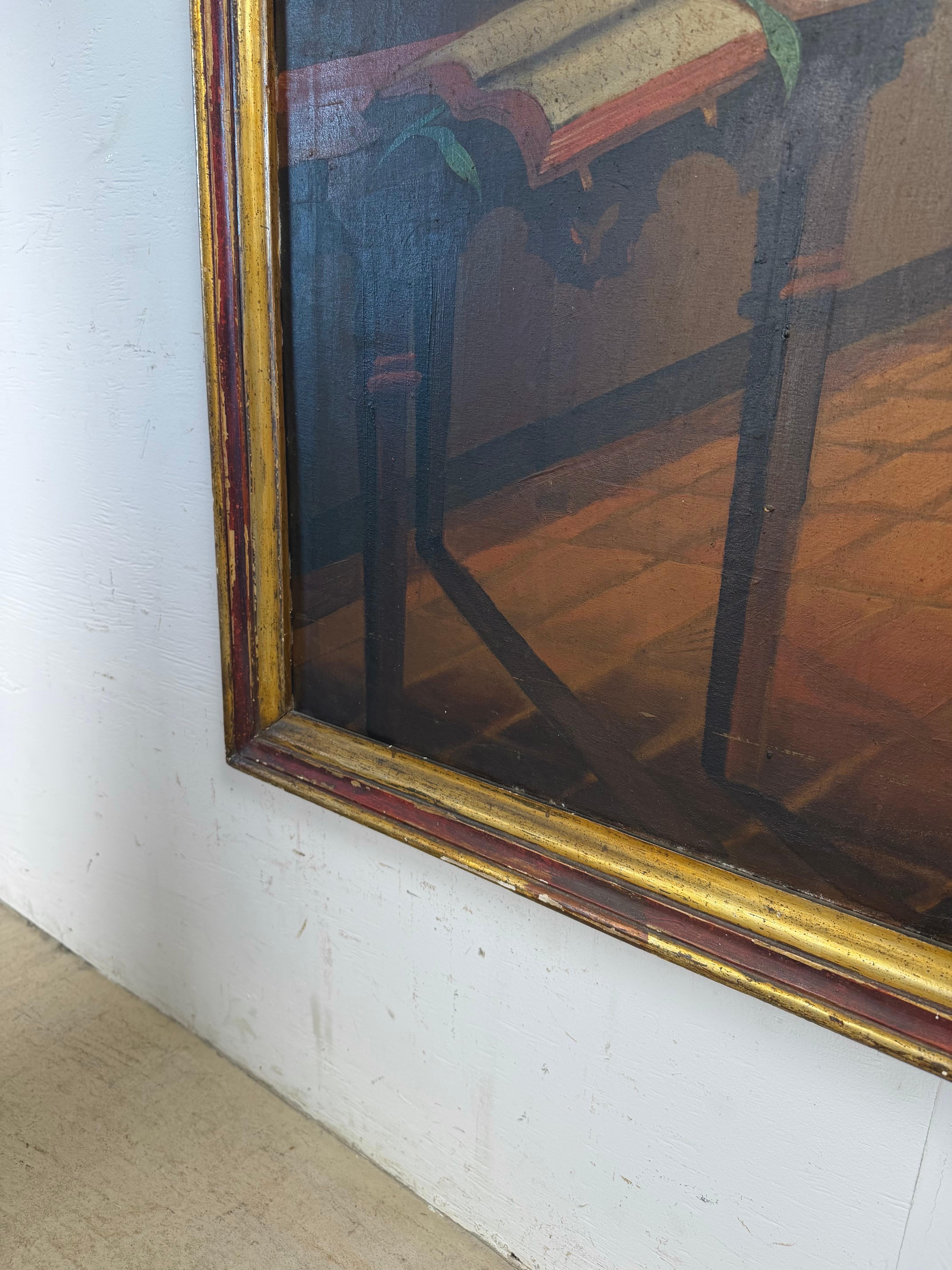 Monumentales Ölgemälde des Heiligen Antonius von Padua, 19. Jahrhundert im Angebot 2