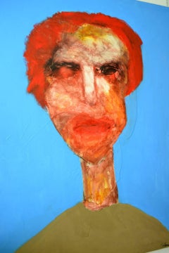 Monumental Oil Painting on Canvas by Norman Liebman